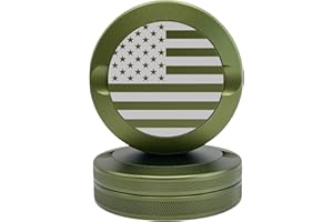 SYN TIN Edition 017: America | Metal Can | Metal Container | Pouch Container | Small Storage Tin (Military Green)
