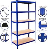Royalswill Heavy Duty 5 Tier Boltless Garage Shelving Unit 875KG Capacity view 2