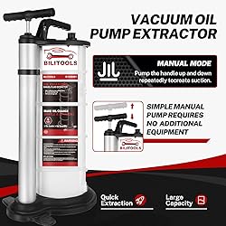 BILITOOLS 9L Vacuum Oil Pump Extractor Manual