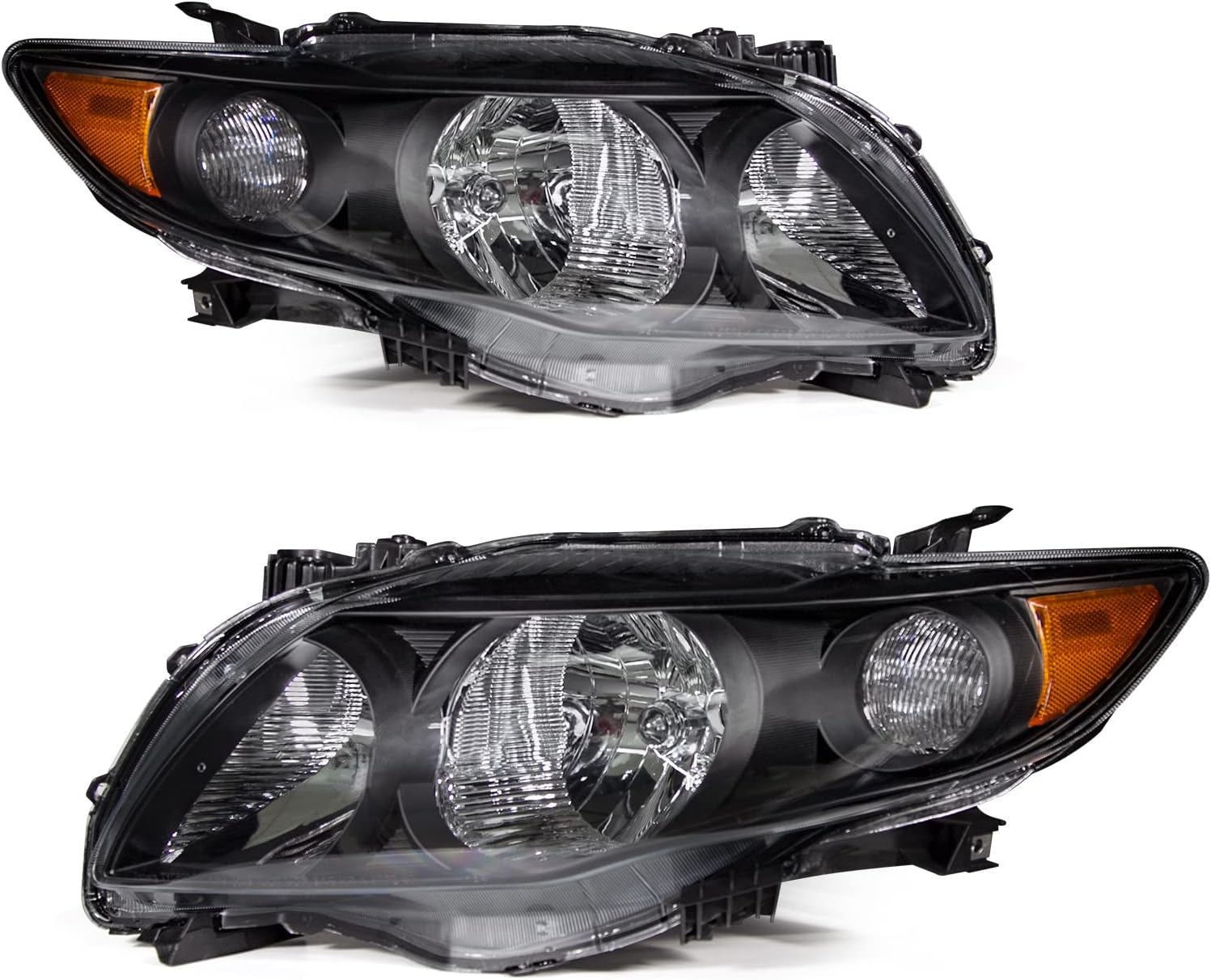 ADCARLIGHTS for 2009 2010 Toyota Corolla Headlight Assembly compatible