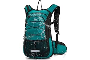 MUBASEL GEAR 15L Insulated Hydration Backpack Pack with 2L Water Bladder Lightweight Hiking Backpack Bag for Women Men Daypack for Hiking Running Festival Camping Biking