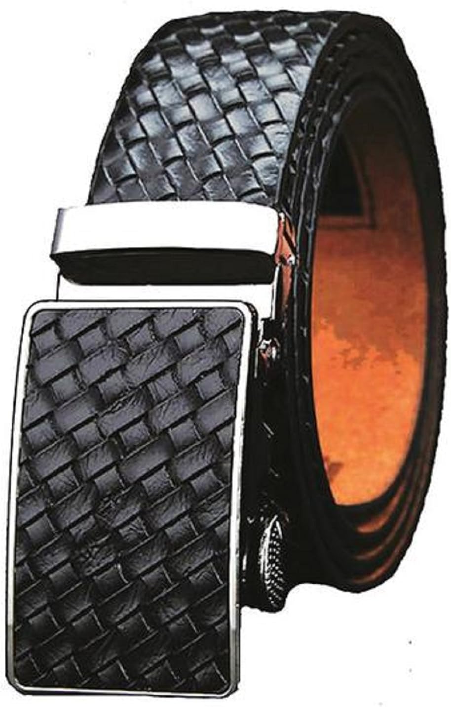 Genuine Leather Ratchet Belt (Brown) at Amazon Men’s Clothing store