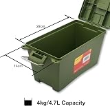 Amtech Plastic Tool Box Waterproof Storage Box Twin Locking Points 4kg 4.7L view 6