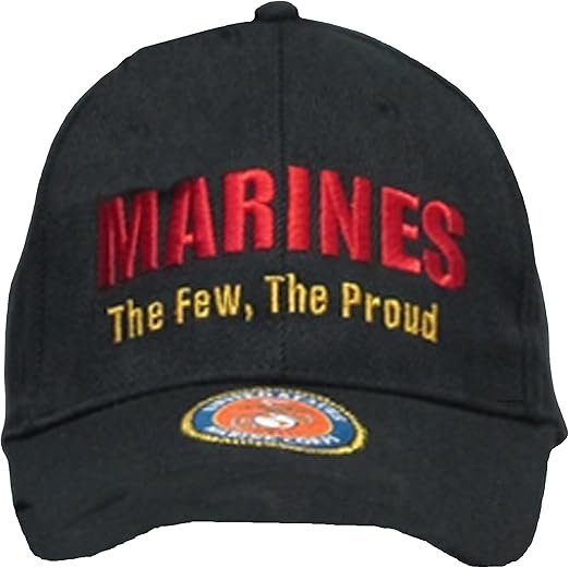 Buy Caps and Hats U.S. Marine Corps USMC Insignia Hat Cap Black Marines