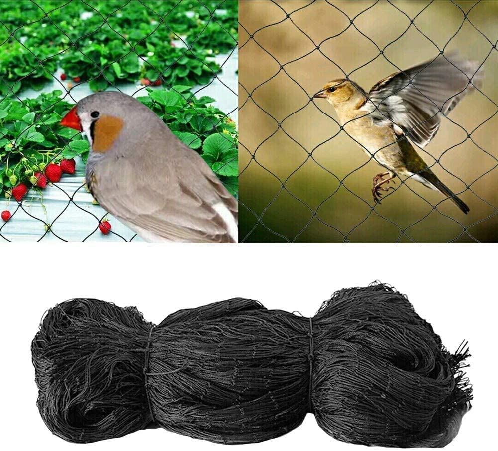 Ram©Black 2M X 10M Anti Bird Garden Mesh Netting For Plant, Fruit, Vegetables Protector Strong Weatherproof Vegetable Protector
