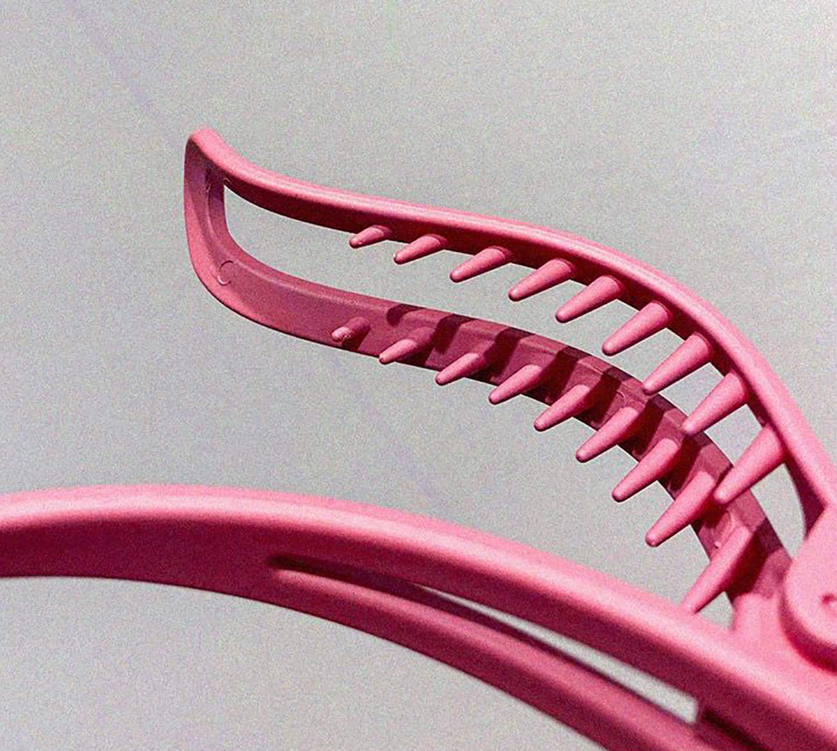 6PCS Hair Claws Clips No Slip Strong Hair Clips Teeth Curve Durable Alligator Duck Bill Jaw Clips Hair Styling Accessories : Beauty