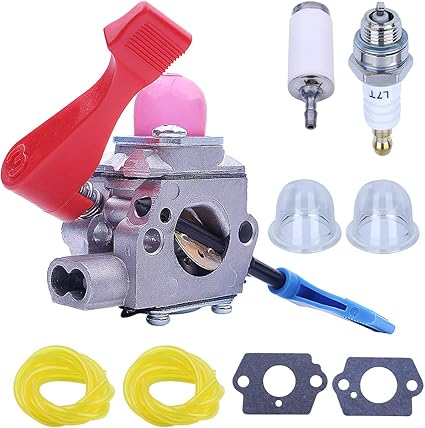 Amazon Com Adefol Bv1650le Leaf Blower Replacement Kit With Fuel Filter Line For Wt 606 Wt 784 Carburetor For C1q W11g For Poulan Weed Eater Craftsman B1750 B1750le Bv1650 Bv1800 Bv1800le 530071775 530071632 Garden