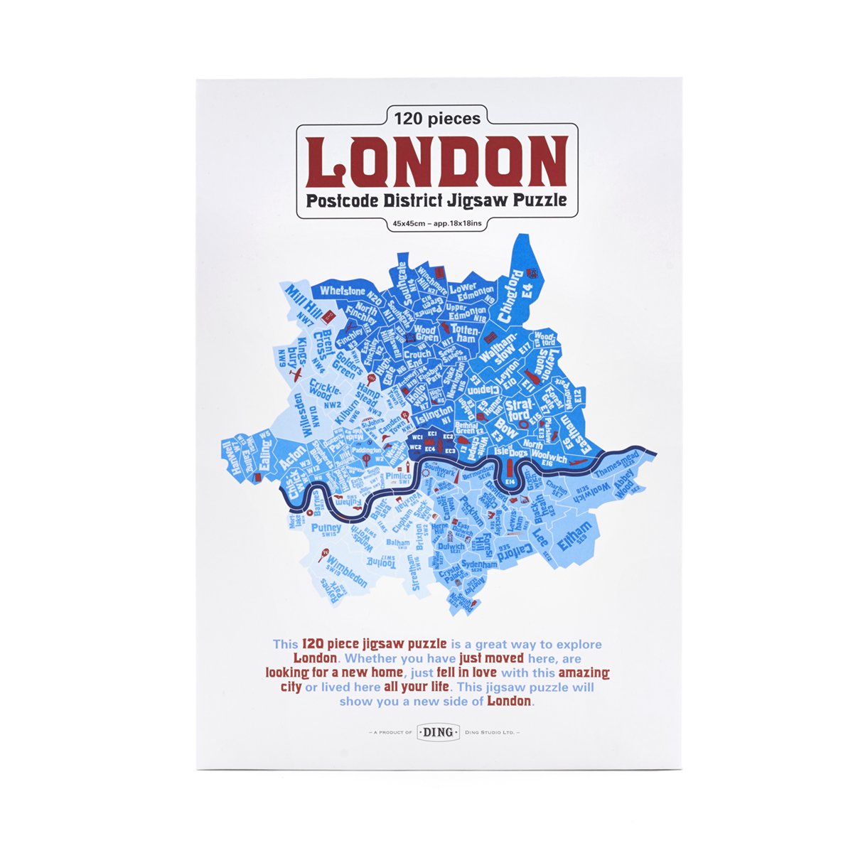 London Postcode Jigsaw Puzzle Amazon Co Uk Kitchen Home