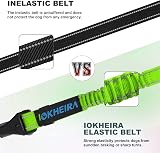 IOKHEIRA Dog Seat Belt Car Harness ISOFIX LATCH Safety Belt Pale Green view 4
