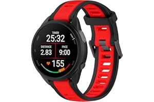 18mm Watch Bands Fit for Casio W-217H, W-218H, W-219H, F-91W Quick Release Breathable Silicone Replacement Band Straps Fit fo