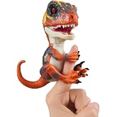 Untamed Raptor by Fingerlings - Blaze (Orange) - Interactive Collectible Dinosaur - By WowWee