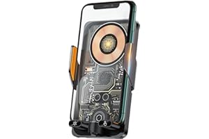 Car Vent Phone Mount - Auto-Clamping Charging Holder, Air Vent Phone Mount Stand for Quick Installation, 360° Rotation for Ca