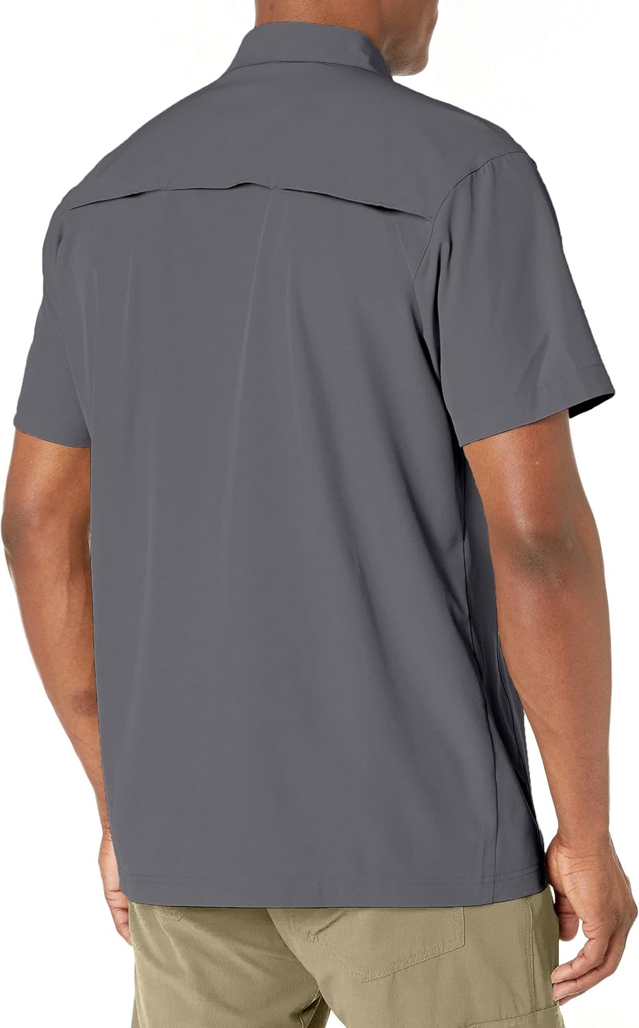 Little Donkey Andy Men's Lightweight Short Sleeve Shirt Quick Dry Stretch Shirt for Hiking Travel, UPF50: Clothing