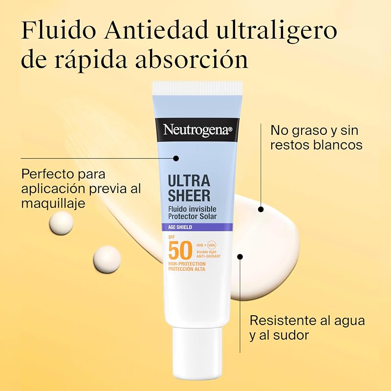 Ultra Sheer Solar Invisible Anti-aging Fluid SPF 50, 50 ml