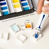 MEEDEN Watercolour Tin Case with 12 Half Pans, Sturdy & Reusable view 4