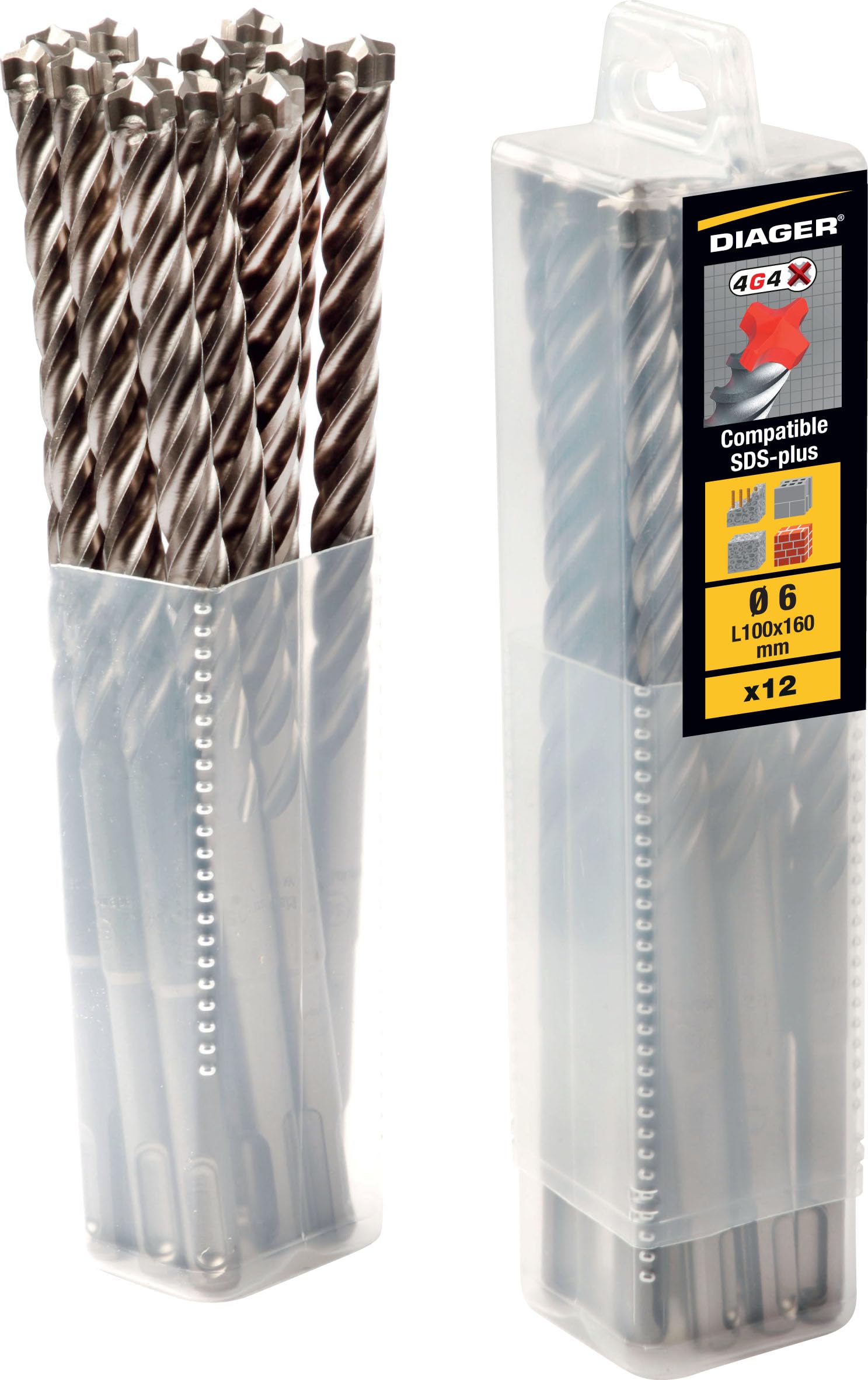 Diager 157ld08l0460 Drill, Grey