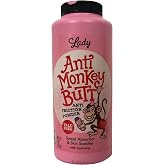 Anti Monkey Butt Women&rsquo;s Body Powder - Talc-Free, Sweat Absorbing, &amp; Anti-Chafing Formula - All-Day Comfort &amp; Protection - 6 oz