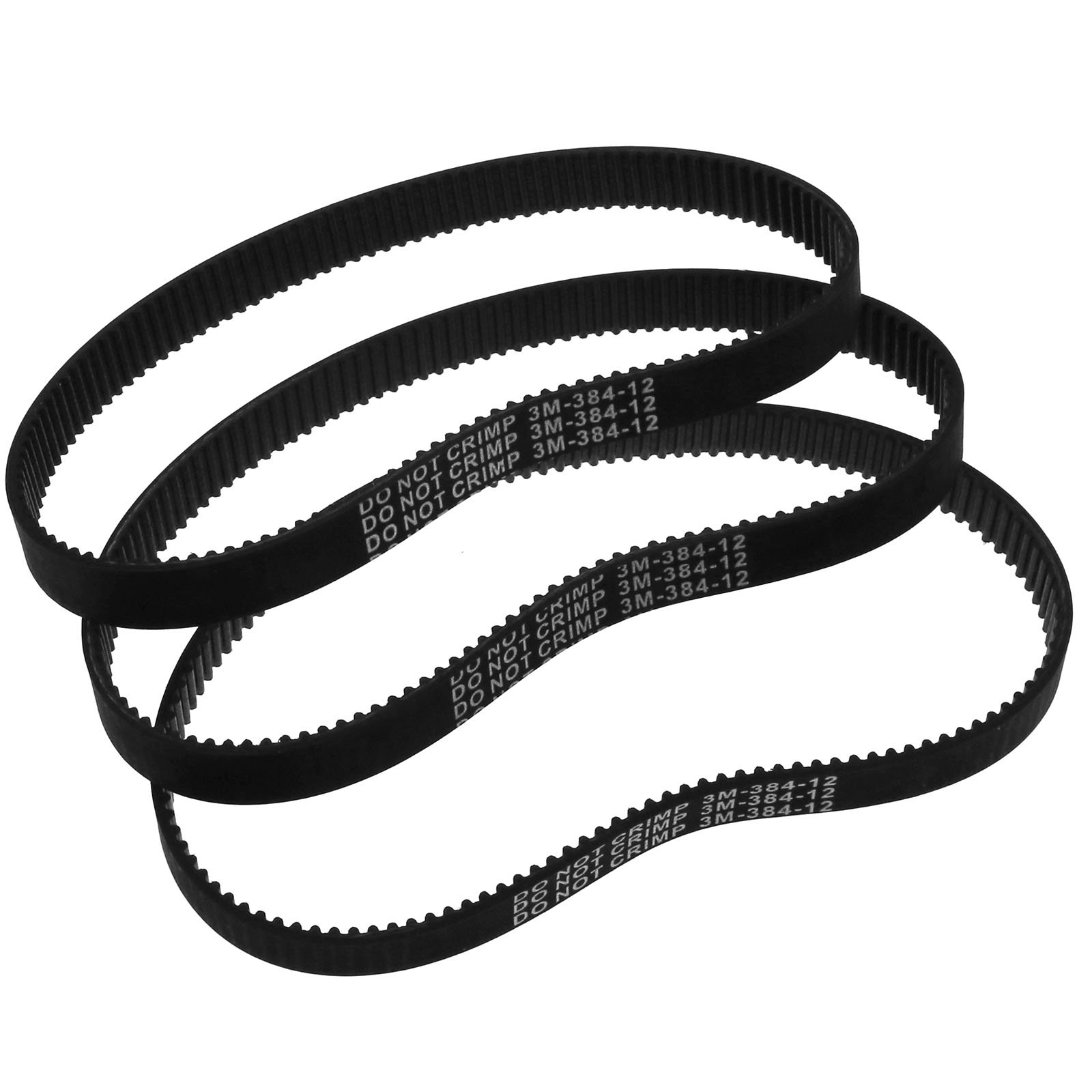 Create idea Pack of 3Pcs Replacement Drive Belt HTD 384-3M-12 Escooter Electric Pulse Scooter