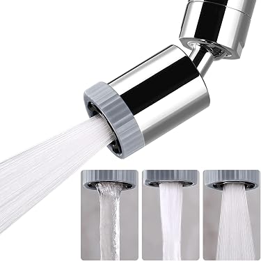 JOMOO Water-Saving Faucet Aerator, 360° Swivel Splash-Proof Extender