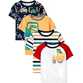 The Children's Place Baby-Boys and Toddler Short Sleeve Crew Neck Tees