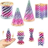 ajitxalr 4 Packs Impossible Cone,Spiral Cone Fidget