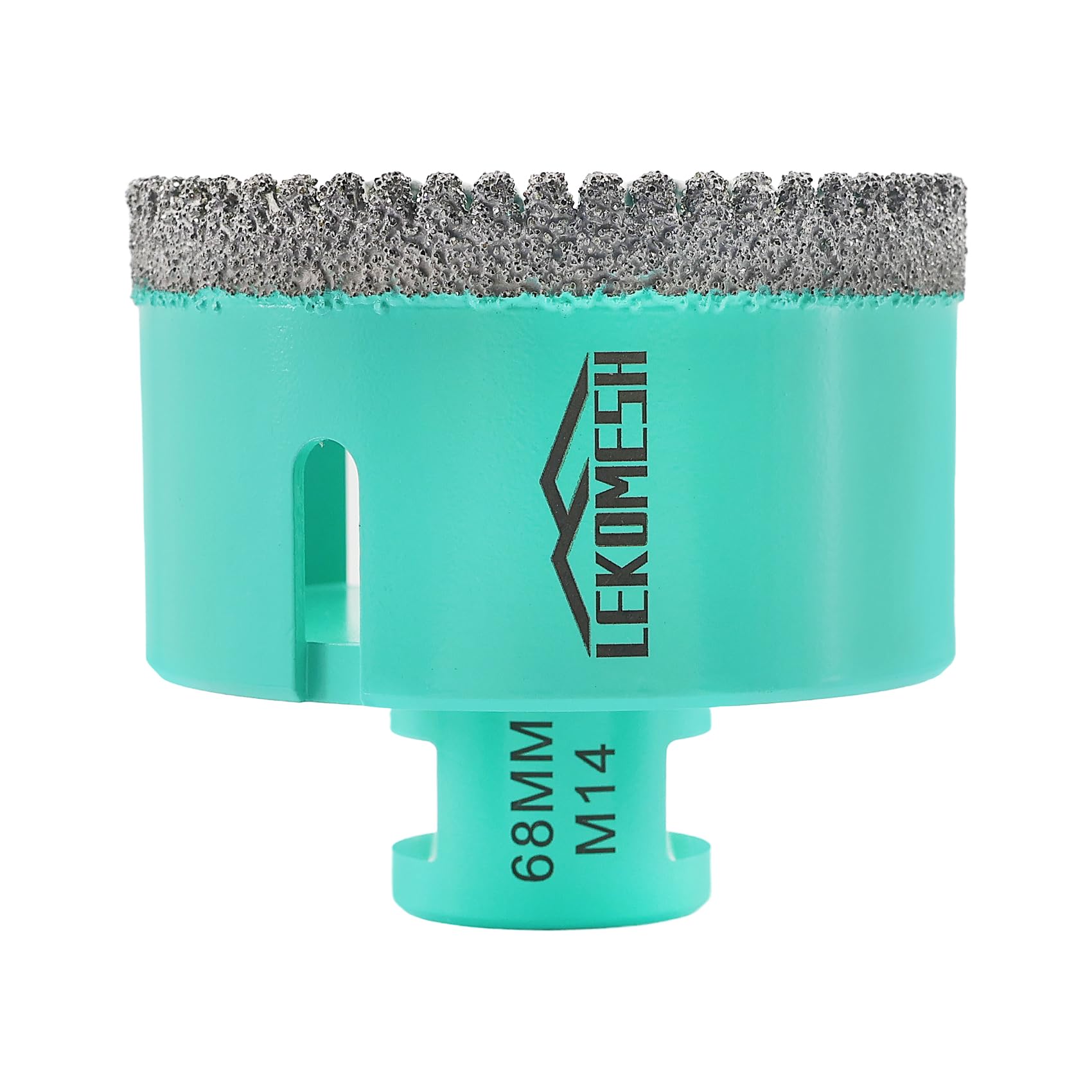 Diamond Tile Core Drill Bit - 68mm Tile Hole Saw Cutter for Porcelain Ceramic Granite Marble Stone, LEKOMESH, M14 Thread