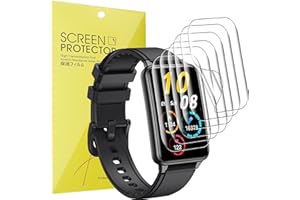 Lamshaw Compatible for SKG V3 Activity Fitness Tracker Screen Protector, [6 Pack] Full Coverage TPU Clear Film Compatible for SKG Band V3 1.57 Inches Fitness Tracker (6 pack)