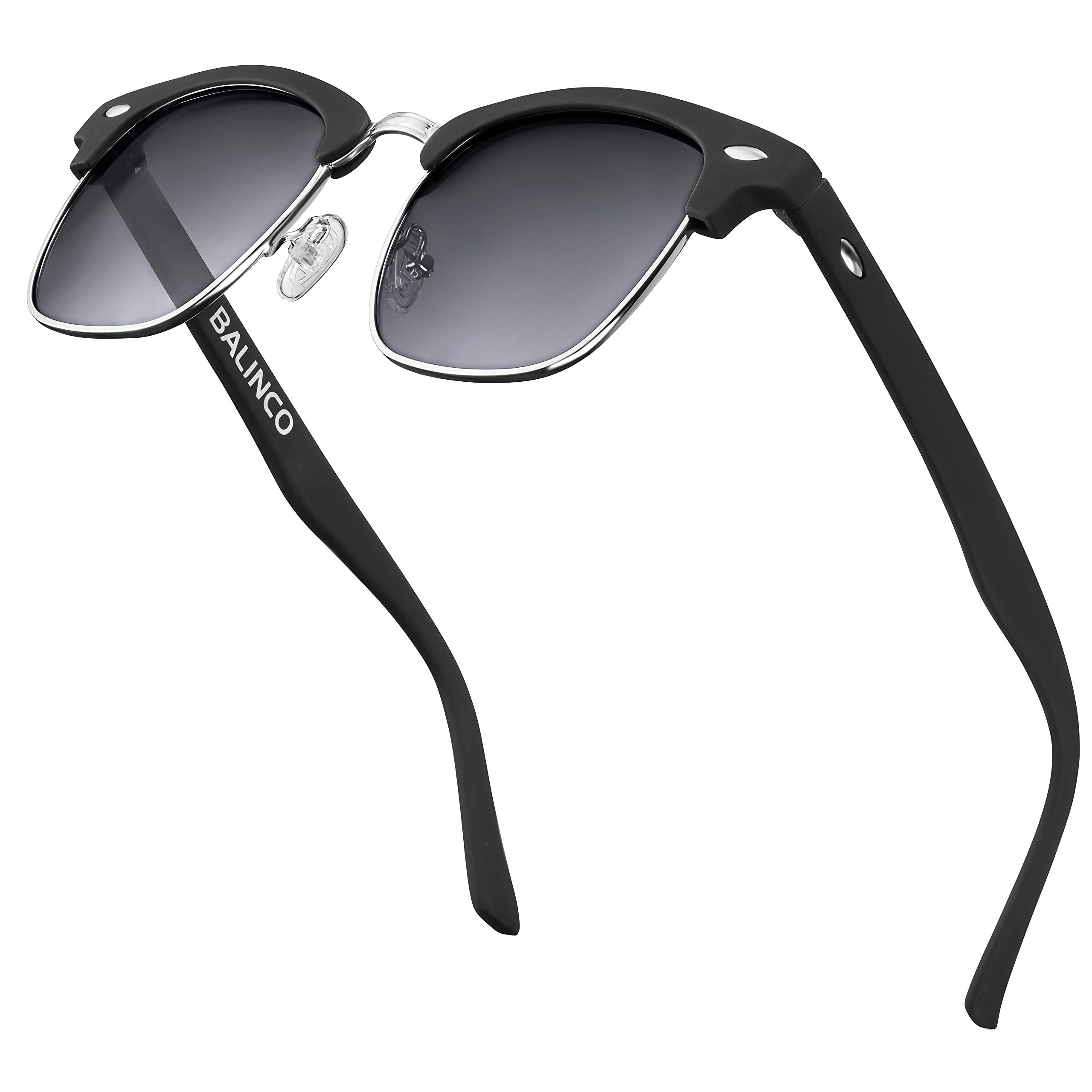 Balinco® half frame sunglasses with polarised lenses - for men & women - protects against UV rays and reflections - durable & scratch-resistant - in practical accessory set