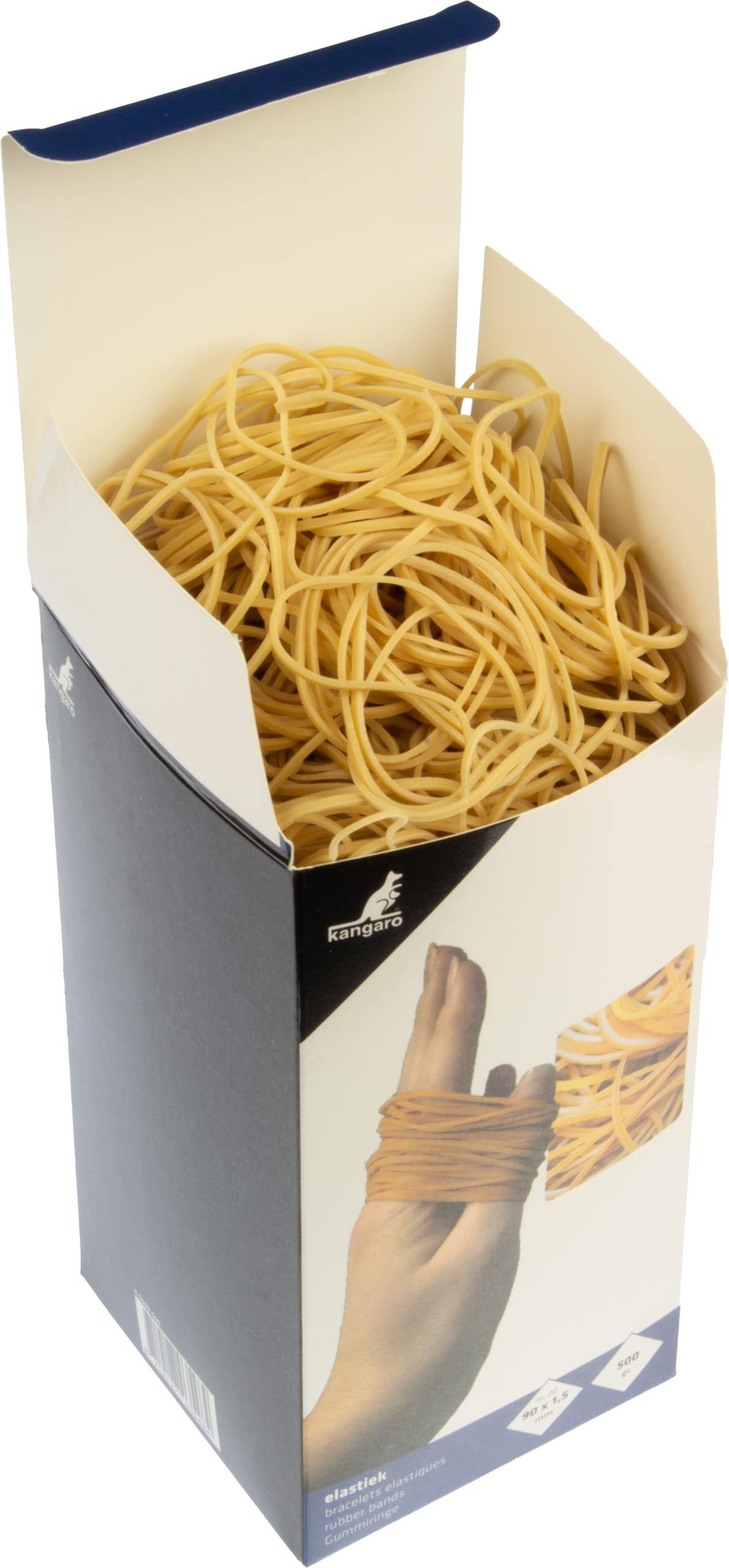 Kangaro Rubber Ring Diameter 90 mm Box of 500 g Natural