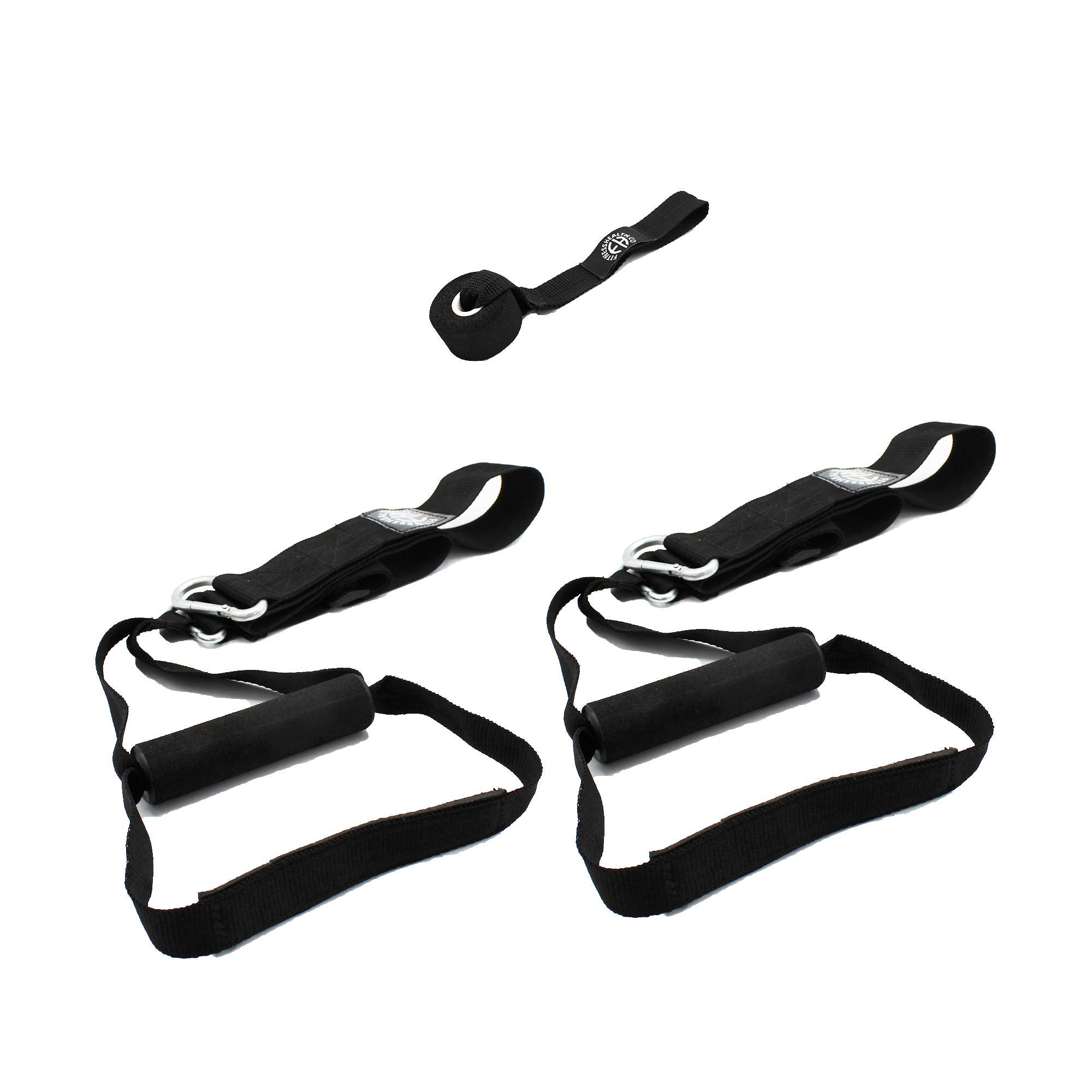 Fitness Health Suspension Training Straps With Door Anchor - Training Straps For Home Gym - Great For Strengthening Upper Body - Ideal For Both Indoor And Outdoor - Suspension System Training Kit
