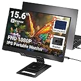 Ingnok Portable Monitor, Ultra Slim 15.6 Inch FHD