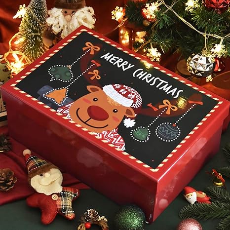 Amazon Com Xyybzh Box Empty Box Extra Large Gift Packaging Box Christmas Eve Gift Box Box Color B Size L Home Kitchen