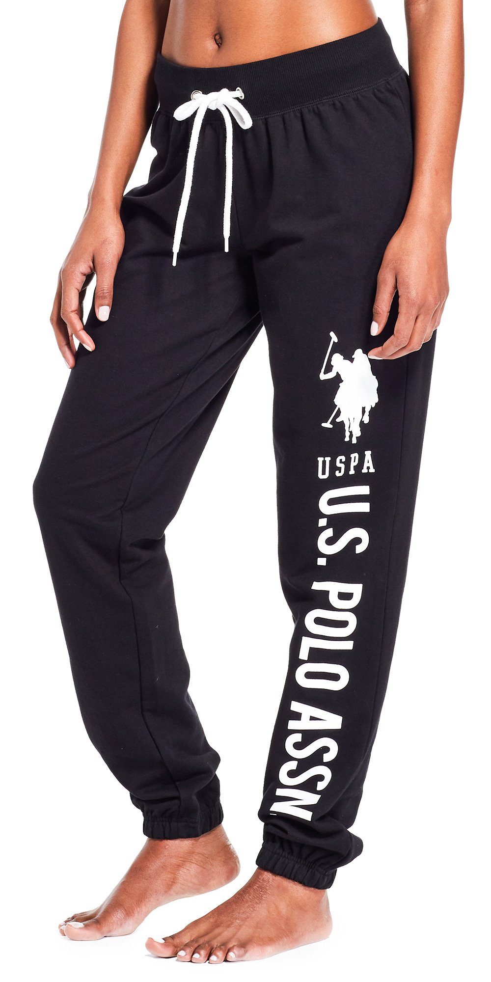 APC U.S. Polo Assn. Essentials Womens French Terry Jogger Lounge Sleep Sweatpants Pajamas | $19.99