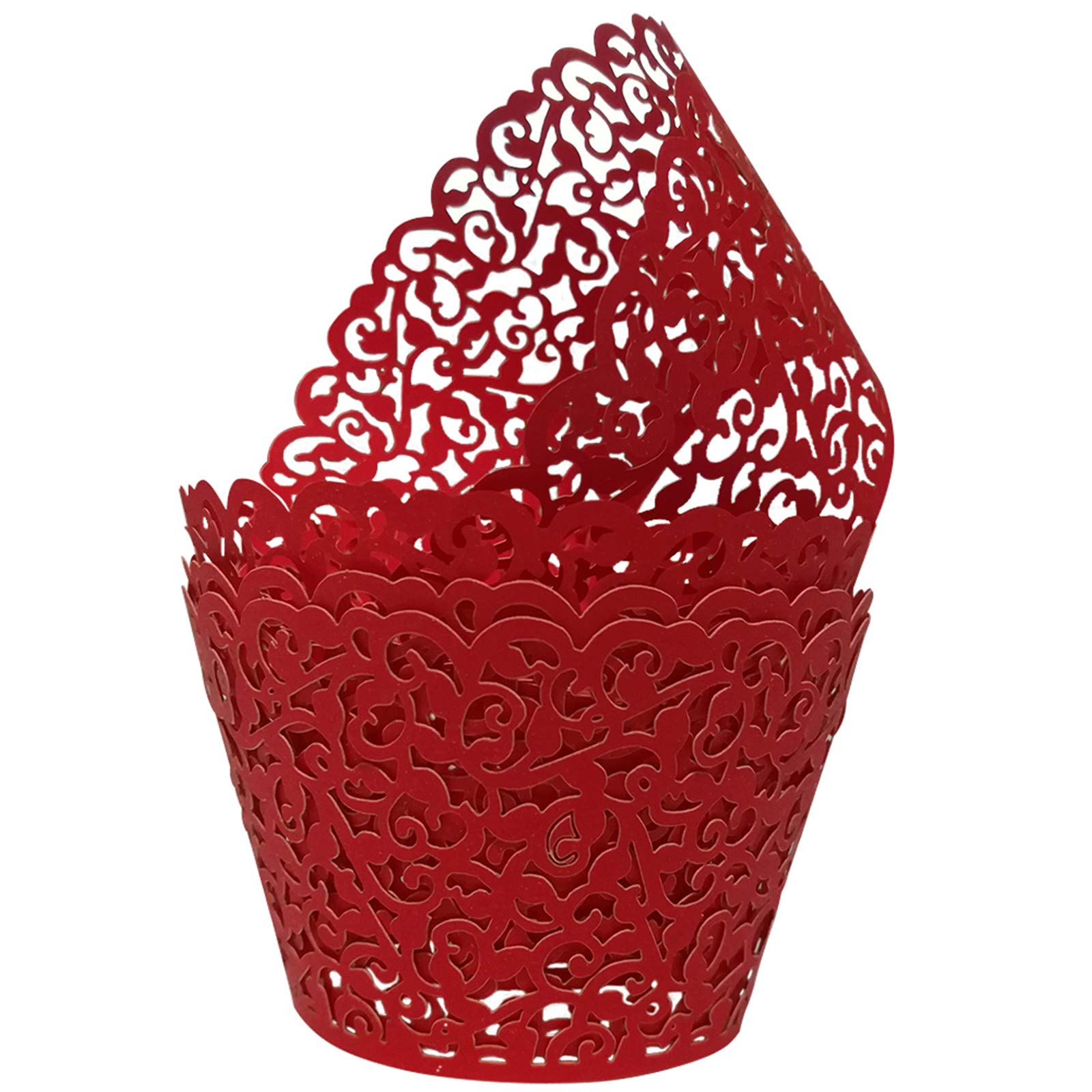 GOLF 100Pcs Christmas Cupcake Wrappers Artistic