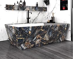 Black/Purple Marble Contact Paper for Countertops
