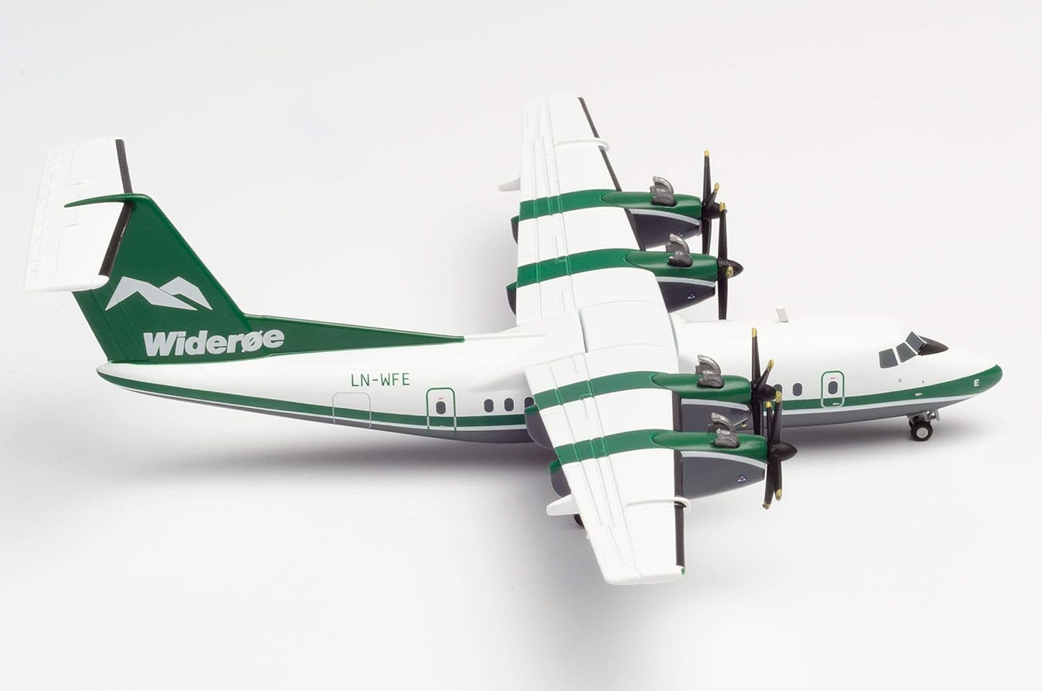 herpa Wideroe De Havilland Canada DHC-7 Miniature Craft Collection and Gift