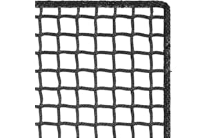 AKOZLIN Heavy Duty Sports Golf Netting Hitting Net 1" Square mesh for Softball,Baseball 10x10ft/10x15ft/10x20ft