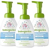 Babyganics Alcohol-Free Foaming Hand Sanitizer, Pump Bottle, Fragrance Free, 8.45 oz, 3 Pack