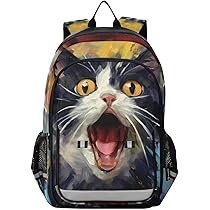 ★LMC X SOULPUSSSYCAT FRIEND GYMSACK Amazon.com: XYMZR Crazy Cute Cat Backpack Travel Laptop