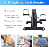 Sportneer Mini Exercise Bike Under Desk Portable Pedal Cycle Adjustable view 2