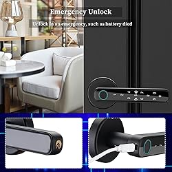 Fingerprint Door Lock, Biometric Door Lock, Keyless