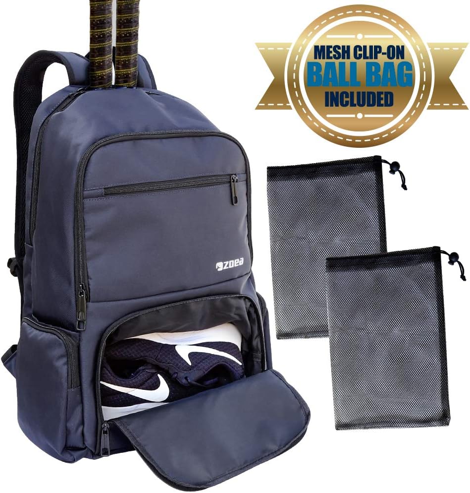 ZOEA Tennis Bag Tennis Backpack Pickleball Bag Tennis Bags for Men