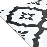 FloorPops Comet Peel & Stick Floor Tiles 12 x 12 Blacks Set of 10 view 8