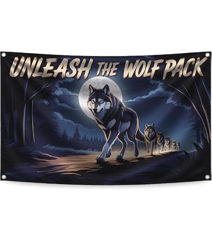 Amazon.com: 3x5 Feet Cool Wolf Quote Flag 