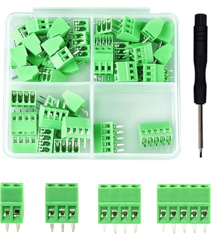 6x Phoenix Contact MC 1,5/8-ST-3,5 - 8 Position Pluggable Terminal Blocks (New Old Stock)