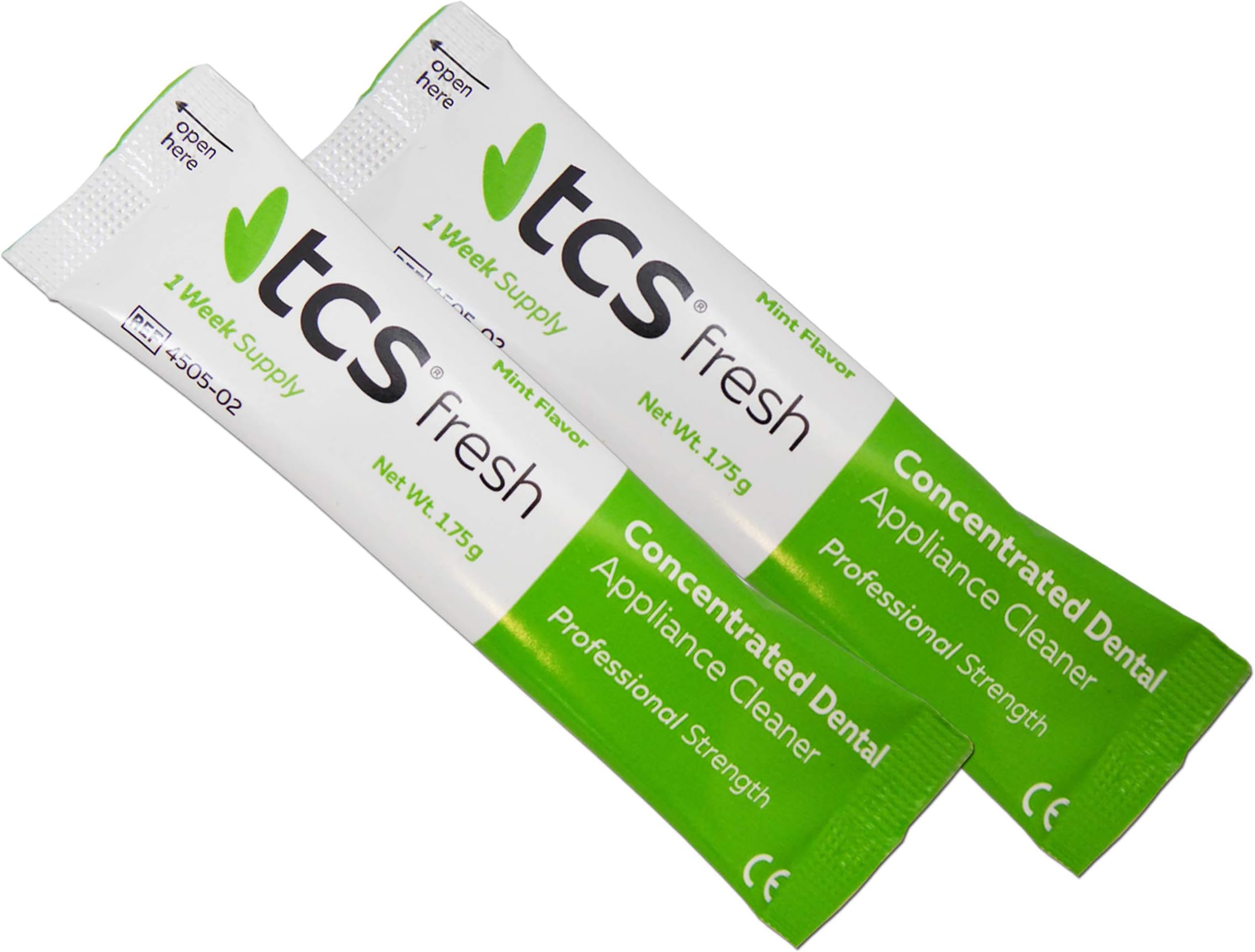 TCS Cleaner x 2 Sachets ~ SAMPLE Flexible Denture Cleaner 2 Weekly Dose Supply