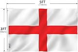 Anley 3x5 Foot England Flag - UV Fade Resistant, Brass Grommets view 7