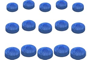 WELANE Billiard Cue Tips, 15 PCS Billiard Cue Stick Replacement Tips for Pool Cues, Snooker (10/12/13mm)
