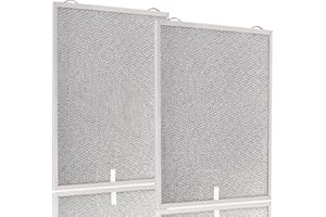 IMENGNIE S99010430-002 Compatible with broan Range Hood Filter 15-3/4" x 13-7/8" x 3/8" 4512880 Replacement Nutone Range Hhood Filter 2 Pack HPF30 Grease Filter