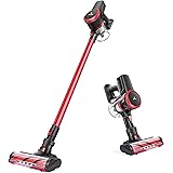 MOOSOO Cordless Vacuum, 23Kpa 4-in-1 Stick Vacuum Cleaner Brushless Motor Ultra-Quiet with Upgraded LED Floor Head for Hard F